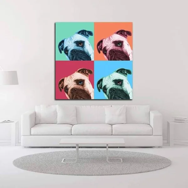 14x22 x 14x22 Que Pasa Pop by Jon Bertelli Print on Canvas