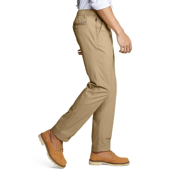 Eddie Bauer Men's Flex Wrinkle-Resistant Sport Chinos - Classic - Brown - 36/34