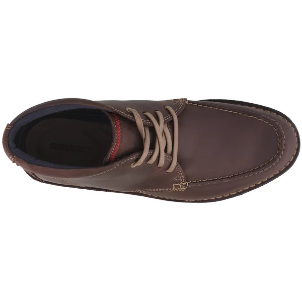 Mens Dark Brown Leather Clarks Vargo Rise Size 11.5