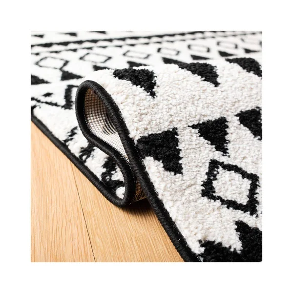 Safavieh 8' x 10' Mercer 400 Mre415 Ivory, Charcoal Rug