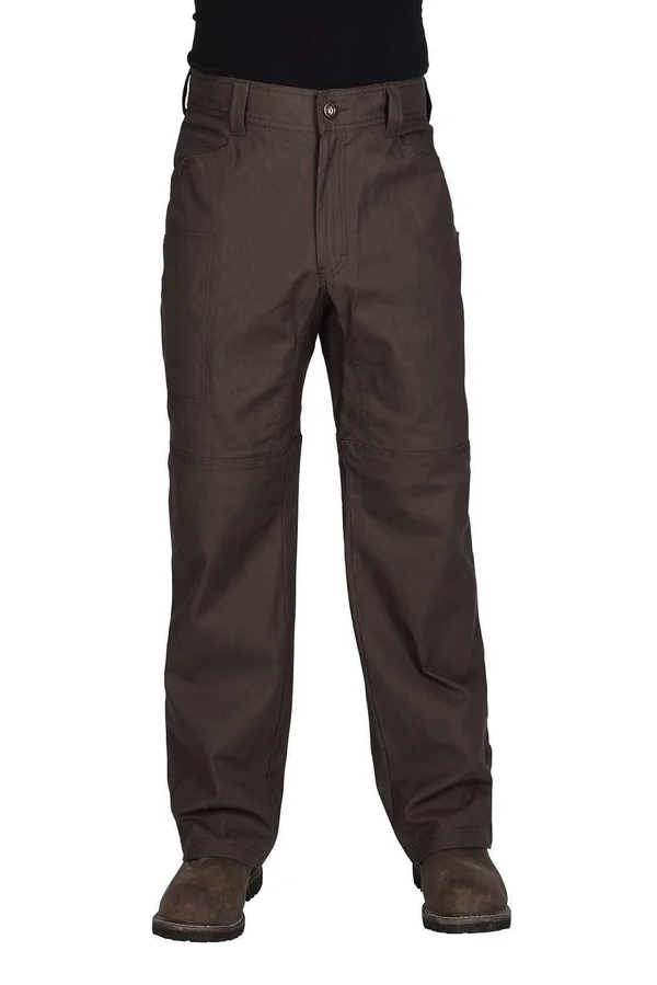 Walls yp832 Move It Double Knee Pants - Bark Brown - 44