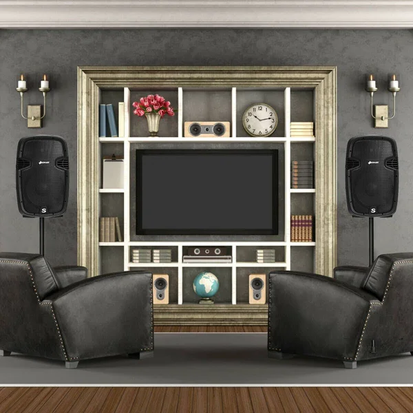 12x22 Dual 2-Way 1600 W Powered PA Speaker System