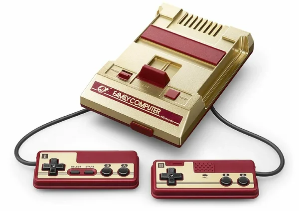 Nintendo Classic Mini Family Computer Jump Gold 50th Aniversary Ver