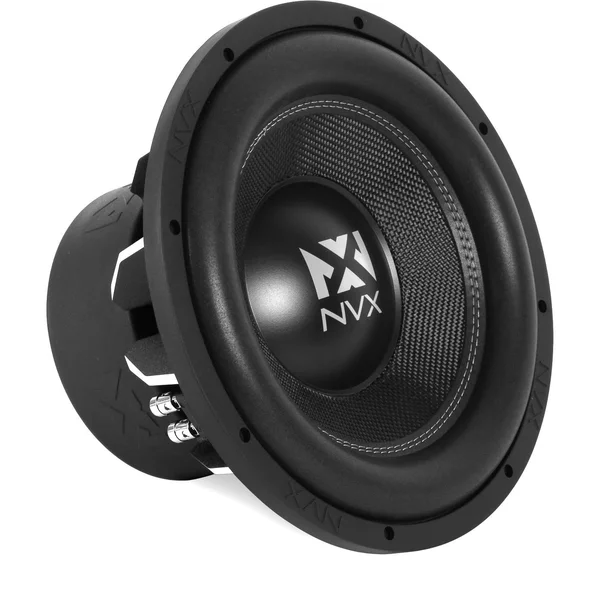 NVX 12-Inch True 1000 Watt RMS Dual 2-Ohm Car Subwoofer VC Series 3-Dimensional Die Cast Aluminum Basket VCW122