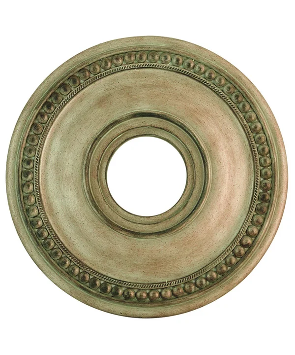 Livex Lighting - 82073-73 - Ceiling Medallion - Wingate - Hand Painted Antique Silver Leaf