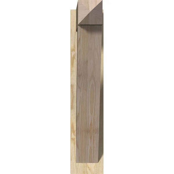 Ekena Millwork OUT06X22X30TRA03RDF 6x22W x 22x22D x 30x22H Traditional Rough Sawn Arts and Crafts Outlooker - Douglas Fir