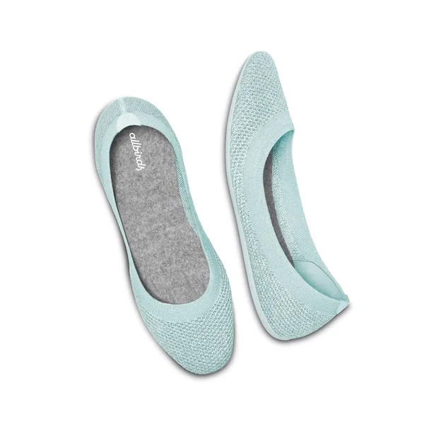Allbirds Women's Tree Flats - Frost, Size 8.5