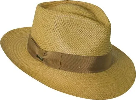 Scala Mens Panama C Crown Hat