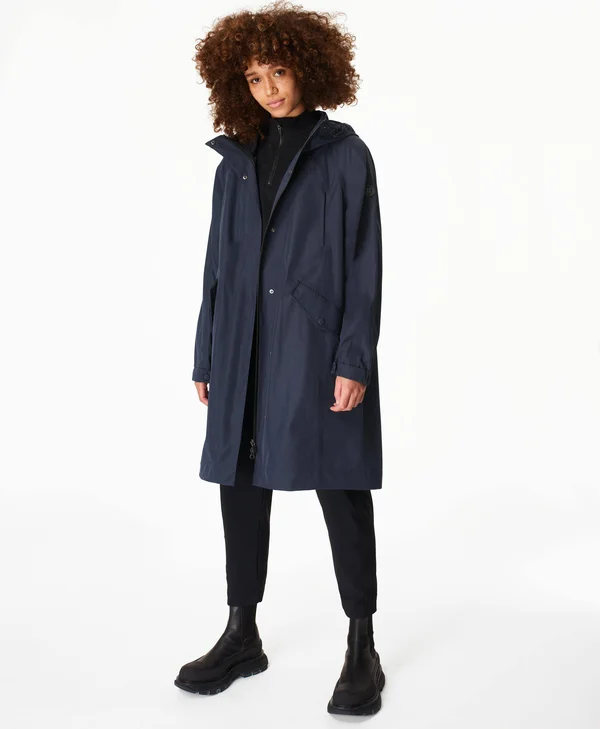 Sweaty Betty Mission Waterproof Parka Jacket - Blue, Women's M