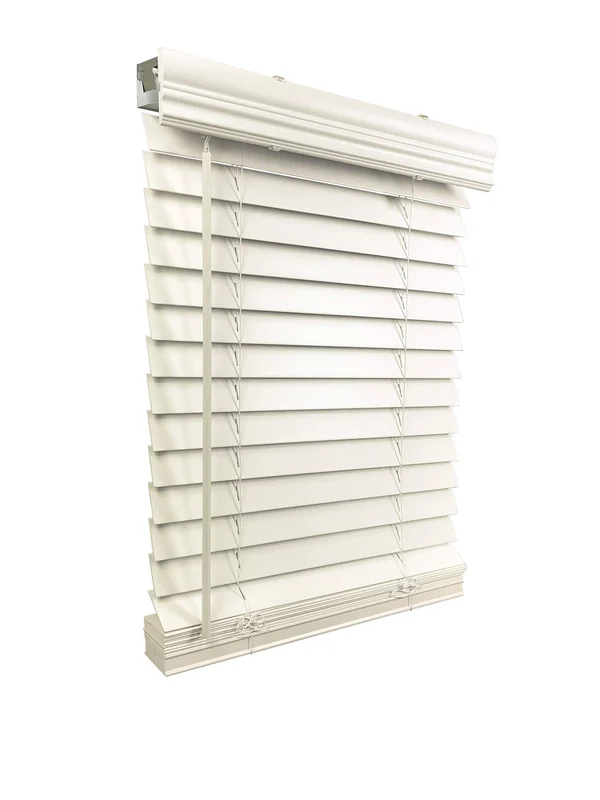 US Window and Floor 2x22 Faux Wood 42.5x22 W x 72x22 H - Inside Mount Cordless Blinds