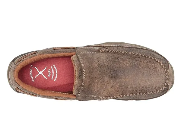 Twisted x MDMSC03 Men's Slip-On Driving Moccasins Bomber - 12, M