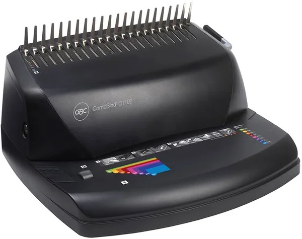 GBC CombBind C110E - Electric binding machine - comb - punching: 15 sheets - binding: 330 sheets