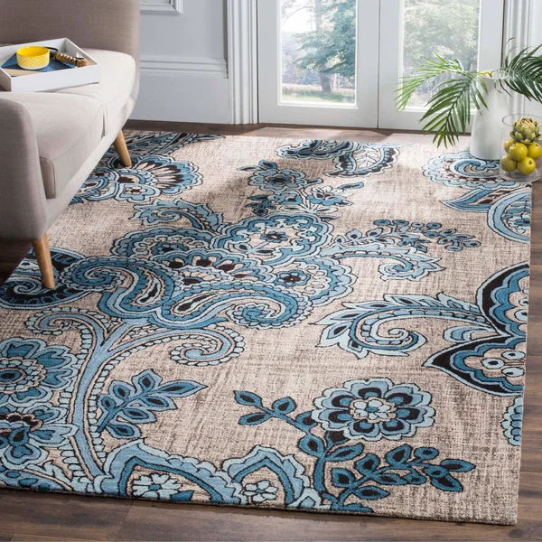 Safavieh Allure ALR310A 5&0x22 x 8&0x22 Grey - Gold Area Rug
