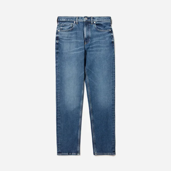 Men's Relaxed 4-Way Stretch Organic Jean - Uniform by Everlane in Dark Indigo Fade, Size 32x32