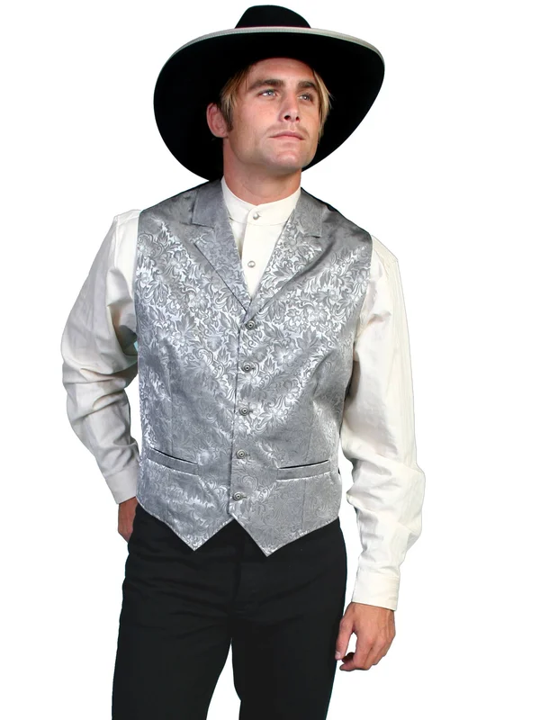 NewGroove Mens Wah Maker Twin City Vest - Grey, Small, Men's