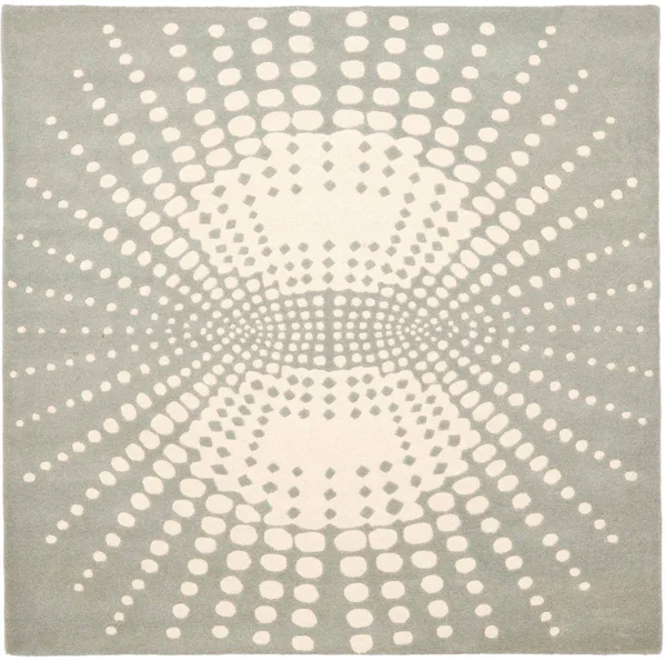 Safavieh Soho Rug SOH769A Blue - Ivory, 6& x 6& Square