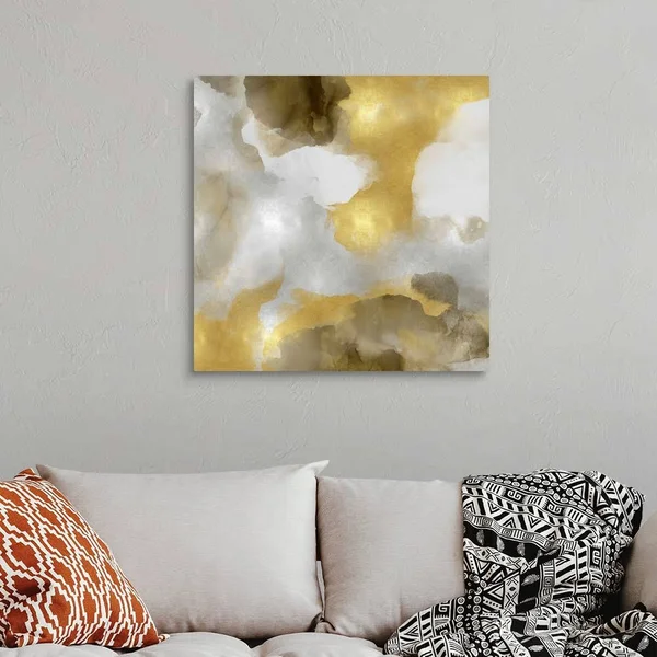 Whisper in Gold II, Canvas Wall Art, 30x30, Great Big Canvas