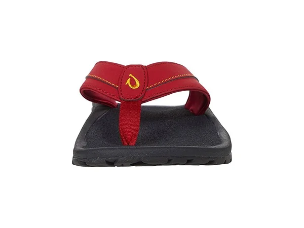 Olukai &Ohana Koa Men's Sandals Deep Red/Sunrise : 7 D - Medium