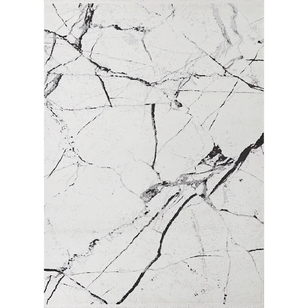 Maravedi Lightning Area Rug - 3&11x22 x 5&11x22 - Ivory
