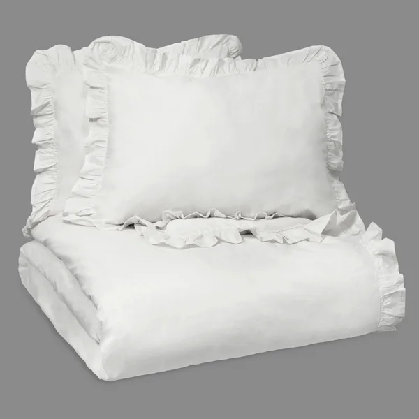 Vue Elements Rona 3 Piece Duvet Set (King - Ivory) - 90 x 90