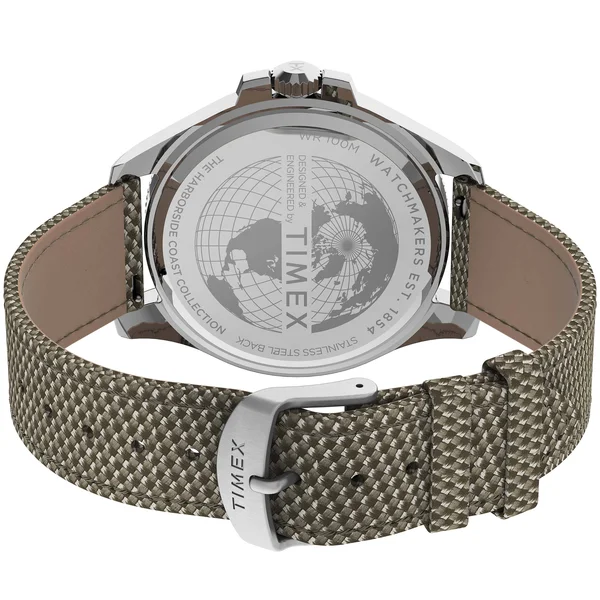 Timex Men's Harborside Coast Tan Fabric Strap Watch 43mm - Tan