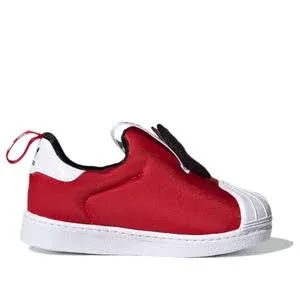 Adidas Kids Disney x Superstar 360 x Infant &Minnie Mouse Bow& Cloud White/Scarlet/Core Black Sneakers/Shoes FX4903 (Size: US 6.