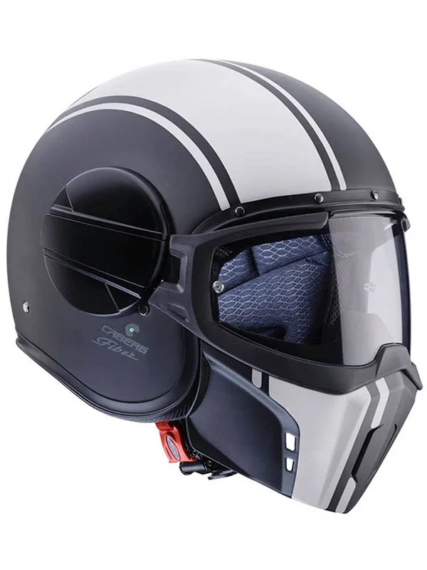Caberg Ghost Legend Jet Helmet - Black, White - M