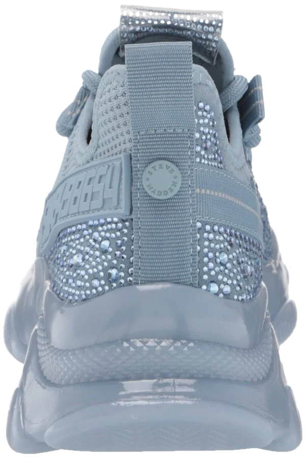 Steve Madden Maxima Monochrome Knit Sneaker, Size 6 M in Baby Blue