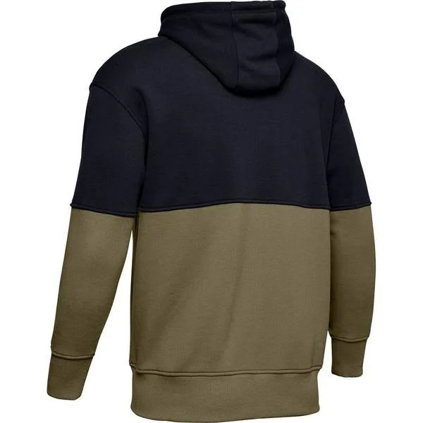 Under Armour Men's Overtime Pique Hoodie Green/Black Large