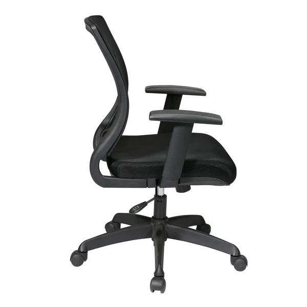 Office Star Screen Back Chair with Mesh - Grey