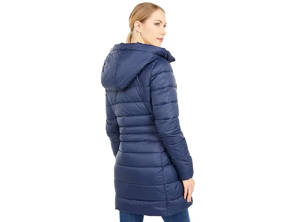 Save The Duck Women's Giga Hooded Coat with Faux Lambskin Lining