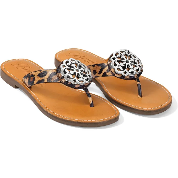 Brighton Alice Sandals Leopard, 9M