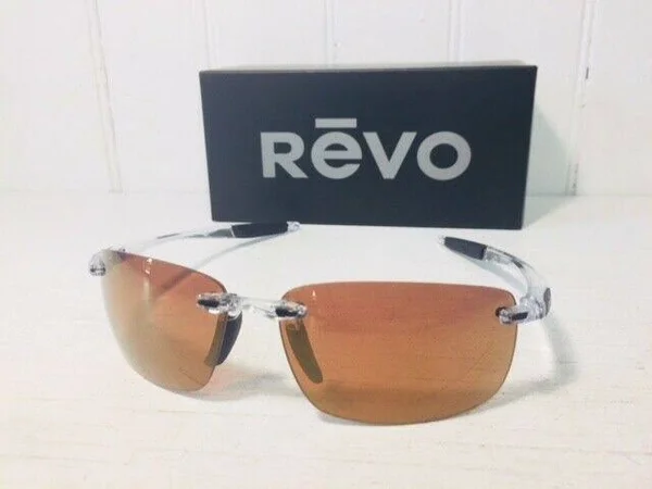 Revo RE4059 09 or Descend N Crystal w/ Open Road Polarized Lenses Suns