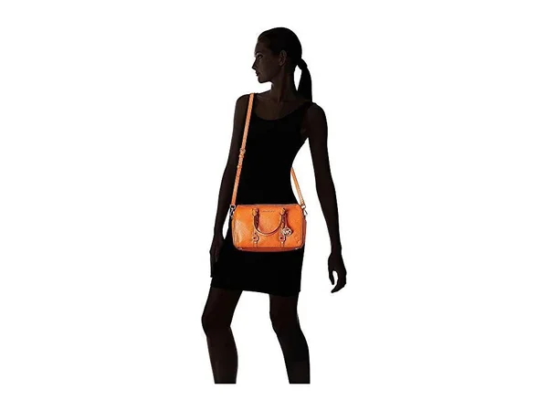 Michael Michael Kors Bedford Legacy Medium Duffel Satchel - Orange