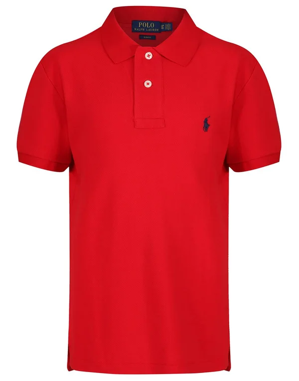 Polo Ralph Lauren Logo Polo Shirt Red