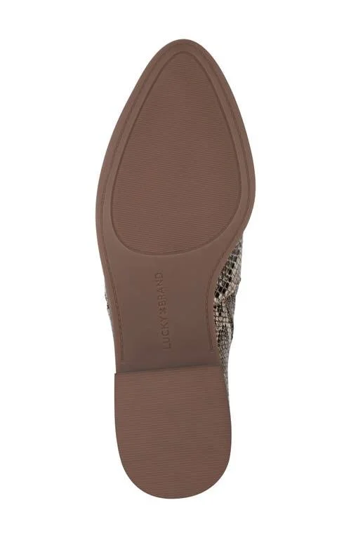 Lucky Brand Lenci Bootie 3345894 - 9 - Natural Print Leather