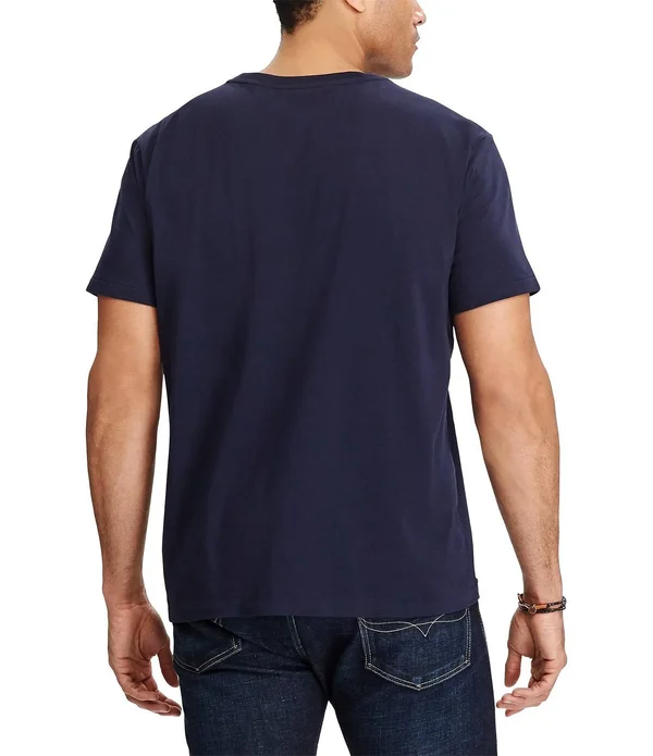 Polo Ralph Lauren Men's Big & Tall Short Sleeve Jersey V-Neck Tee