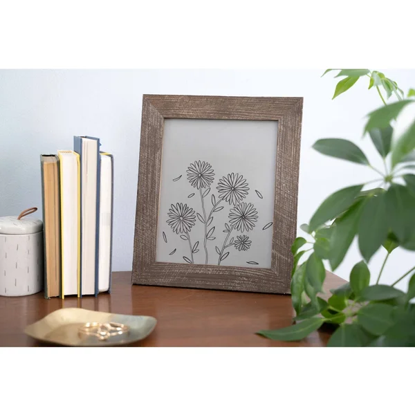 19x22x23x22 Rustic Espresso Picture Frame - 19x23
