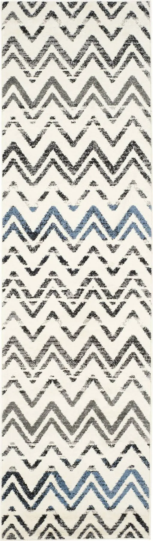 Safavieh Evoke 498 Cream, Blue 5&-1x22 x 7&-6x22 Rug
