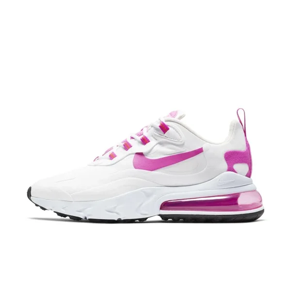 Nike Air Max 270 React White/Fire Pink Women's Shoes - Size: 7