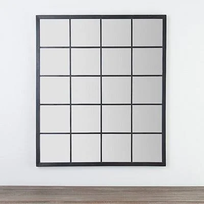 Camden Square Paned Wall Mirror