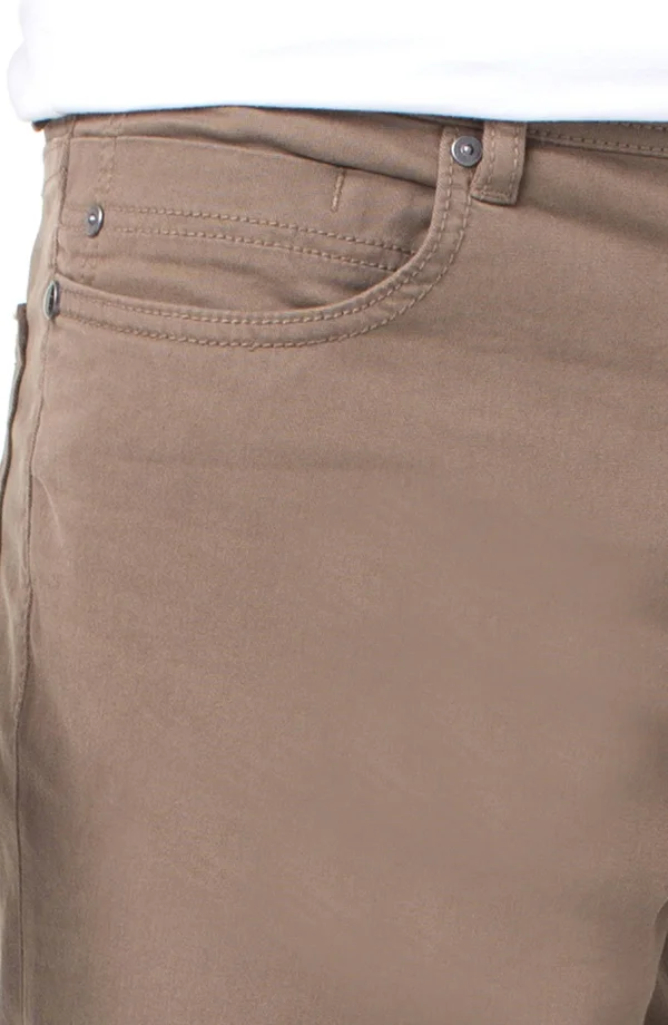 Liverpool Regent Relaxed Straight Pant - Brown 32/32, Men's