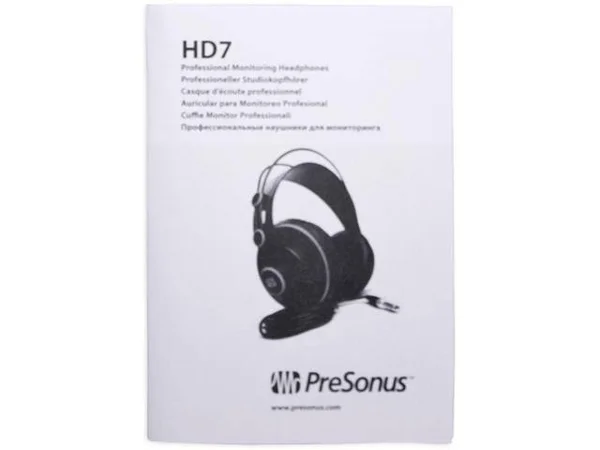 PreSonus HD7 Professional Monitoring Headphones