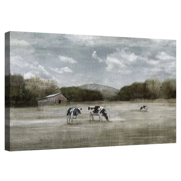 Country Satisfaction by Nan Wrapped Canvas Painting Art Print - Size: 24 x 36