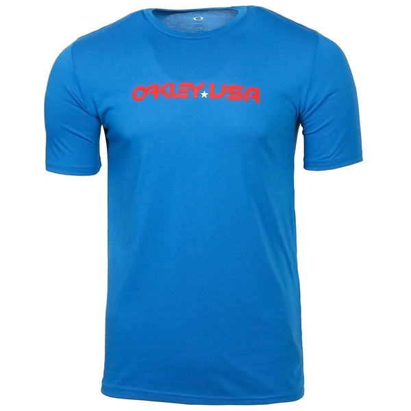 Oakley Men's USA Star Tee Matrix Blue, XL by Proozy