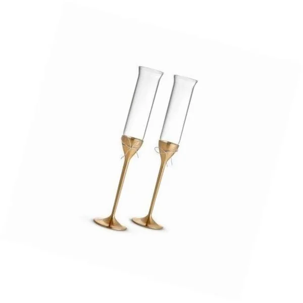 Vera Wang Love Knots Gold Toasting Flute (Pair)