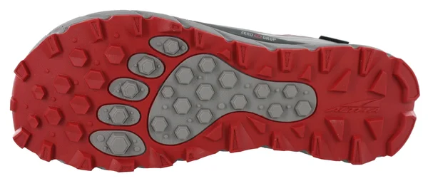Altra Lone Peak 3.0 Neoshell Trail Running Shoe - Men's Gray/Red, 9.5