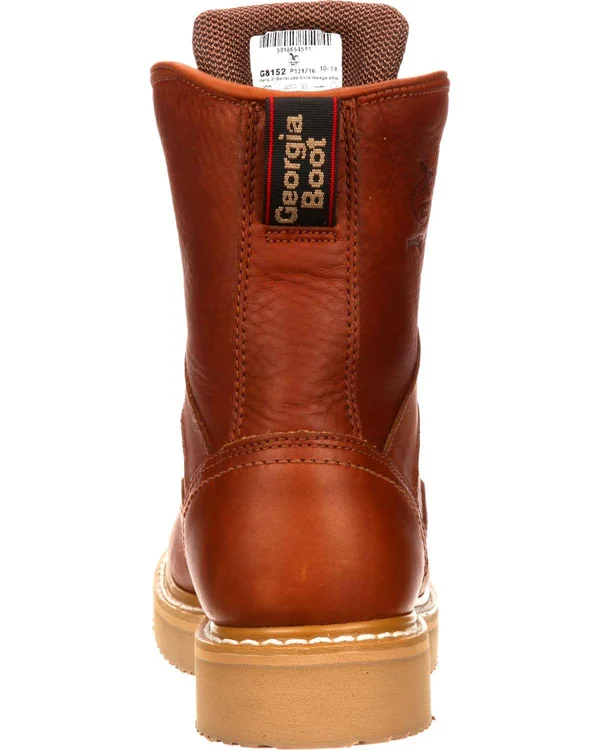 Georgia Boot Men's 8 in. Barracuda Gold Wedge Steel Toe Work Boot