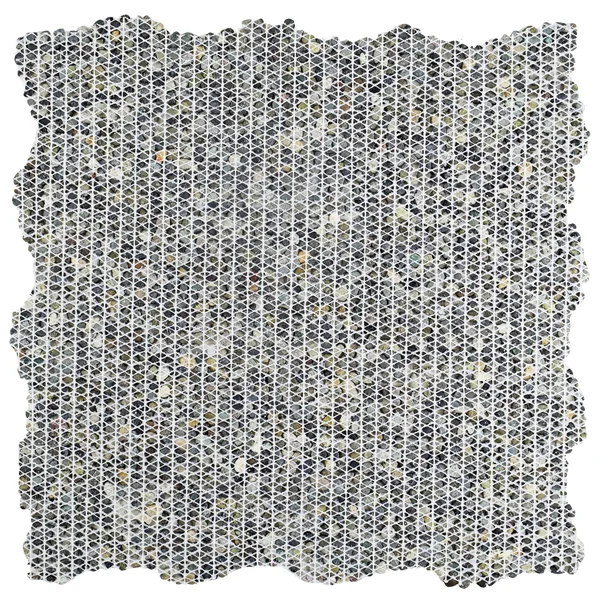 SomerTile PGYPMOL Caillou Mini Pebble Stone Mosaic Floor and Wall Tile - 12.25x22 x 12.25