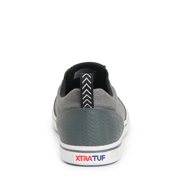 Xtratuf Men's Sharkbyte Leather Slip-On Shoes Gray Size - 10